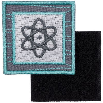 Шеврон на липучке «Атом»-0