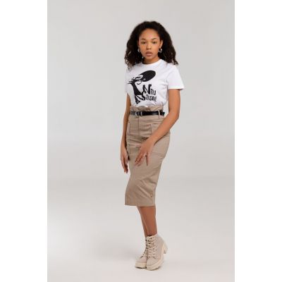 Футболка женская «Меламед. Nina Simone», белая-3