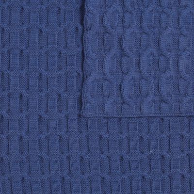 Плед Braidera, синий (черника)-2