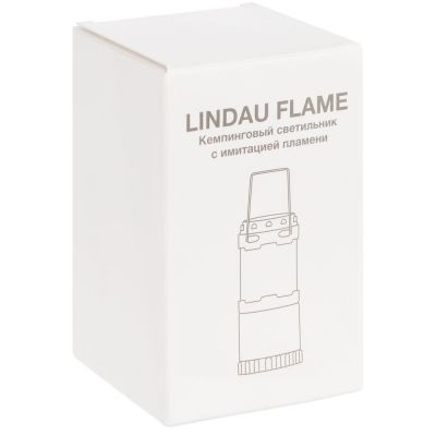 Кемпинговый фонарь с имитацией пламени Lindau Flame, черный-5