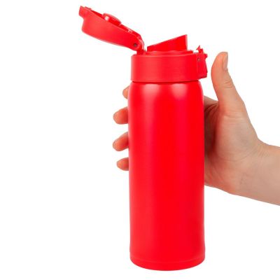 Термокружка Relaxika, ver.2, красная-4