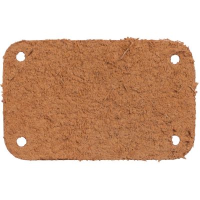 Лейбл кожаный Beta, S, бежевый-1