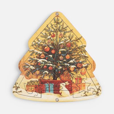 Пазл фигурный «Елочка»-1