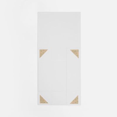 Коробка складная Quadra Fold, белая-5
