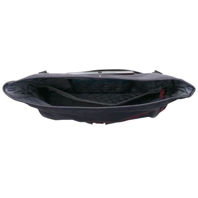 Сумка для ноутбука 2 в 1 twoFold, серая с бордовым-10