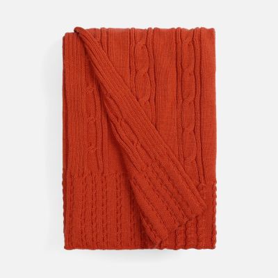 Плед Remitti, оранжевый (морковь)-0