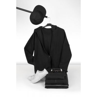 Толстовка унисекс H3, черная-11