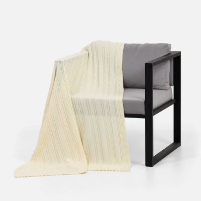 Плед Remitti, белый (молочный)-1