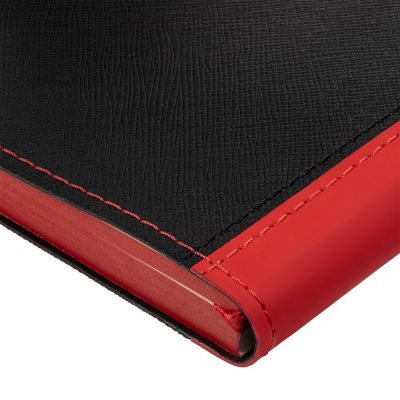 Ежедневник Nice Twice, недатированный, черный с красным-6