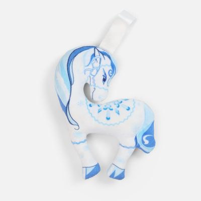 Мягкая игрушка — подвеска «Снежка»-0