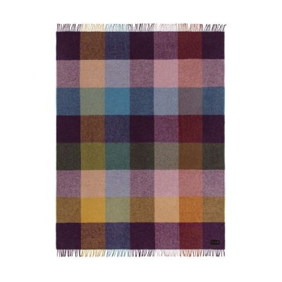 Плед Arequipa, фиолетовый с серым-1