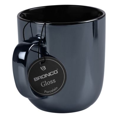 Кружка Gloss, черная-1