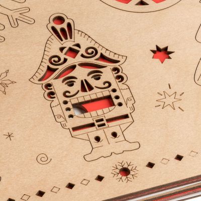 Новогодняя книга «Щелкунчик» с подвесками-7