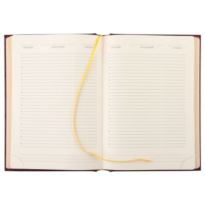 Ежедневник Luxe, недатированный, бордовый-5