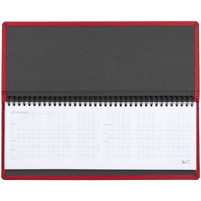 Планинг Latte, недатированный, красный-1