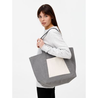 Шопер Shophop, серый с неокрашенным-9