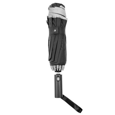 Складной зонт наоборот Savelight со светоотражающим кантом-2