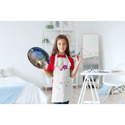 Фартук детский «Пятно Maker», белый-2