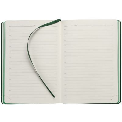 Ежедневник Shall, недатированный, зеленый-4