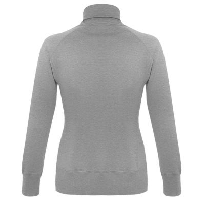 Толстовка женская на молнии Soda 280 серый меланж-1