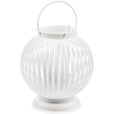 Интерьерный фонарь-подсвечник Villatic, средний, белый-0