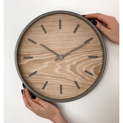 Часы настенные Nissa, беленый дуб-3