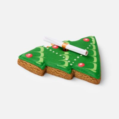 Новогоднее печенье с предсказанием «Елка»-1