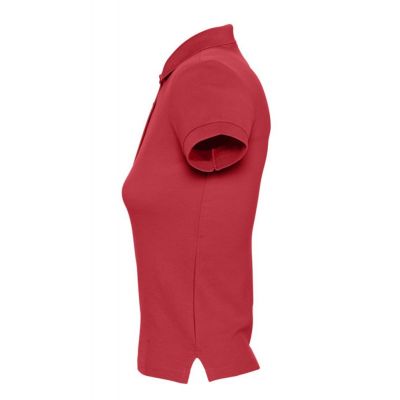 Рубашка поло женская People 210, красная-2
