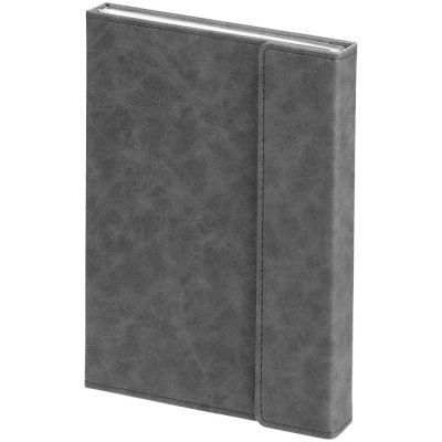 Ежедневник Flap на заказ, недатированный, серый-0