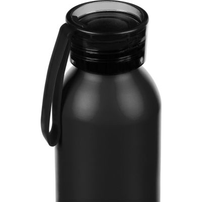 Бутылка для воды Brooke, матовая черная-2