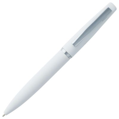 Ручка шариковая Bolt Soft Touch, белая-2