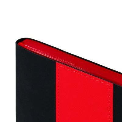Ежедневник Bookmark, недатированный, черный с красным-5