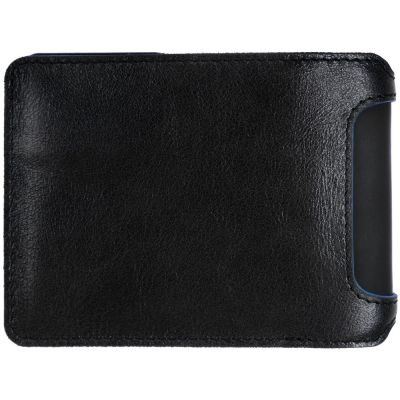 Портмоне Arrival, черное с синим-3