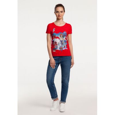 Футболка женская Ragazza Di Mare, красная-3