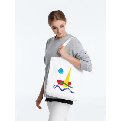 Холщовая сумка «Форма Лахты», белая-2