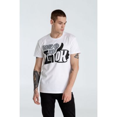 Футболка I'm OK, белая-0