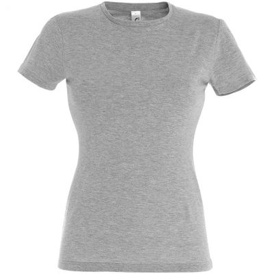 Футболка женская Miss 150, серый меланж-0