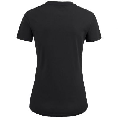 Футболка женская Ladies American U, черная-1