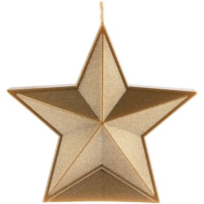 Свеча High Five, золотистая-0