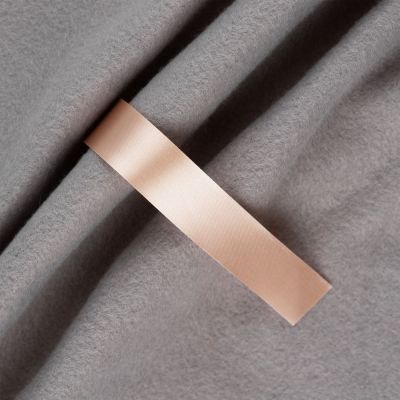 Лента сатиновая Satin 20 XL, светло-бежевая, 190 см-0