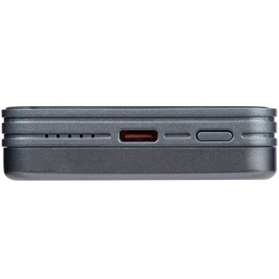 Магнитный беспроводной аккумулятор Cooper Ergo 5000 мАч, темно-серый-6