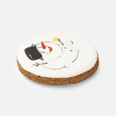 Печенье имбирное «Снеговик»-1