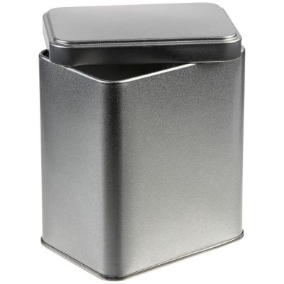 Коробка прямоугольная Jarra, серебристая-1
