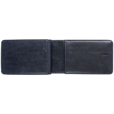 Футляр для карточек inCase, серый с синий-2