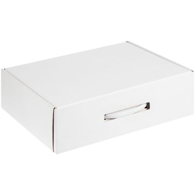 Коробка самосборная Light Case, белая, с белой ручкой-0