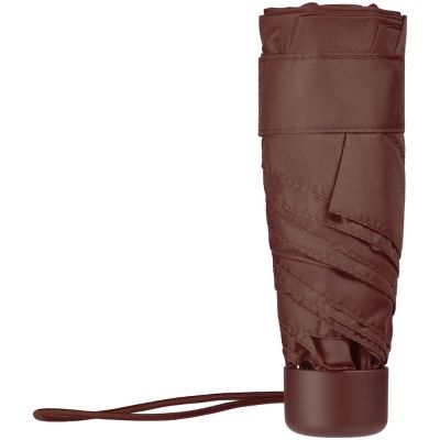 Зонт складной Minipli Colori S, коричневый-3