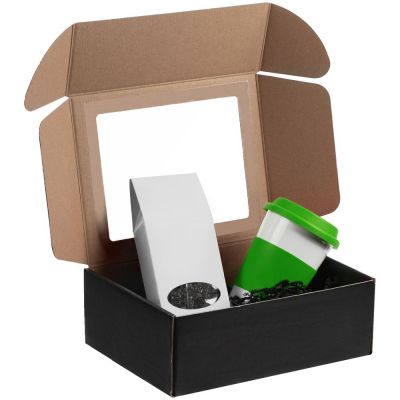 Набор «Чайная пауза», зеленый с белым-2