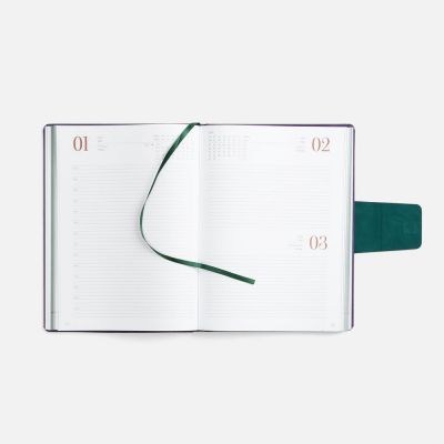 Ежедневник Grande Strap на заказ, датированный, фиолетовый-8