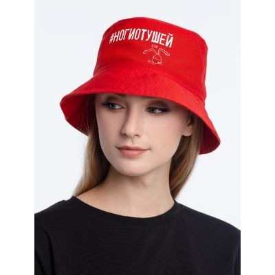 Панама «Ногиотушей», красная-1