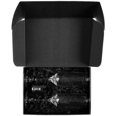 Набор для шампанского Isabella, в черной упаковке-1